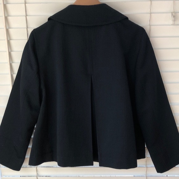 EUC Liz Claiborne 3/4 sleeve navy jacket - Picture 4 of 8